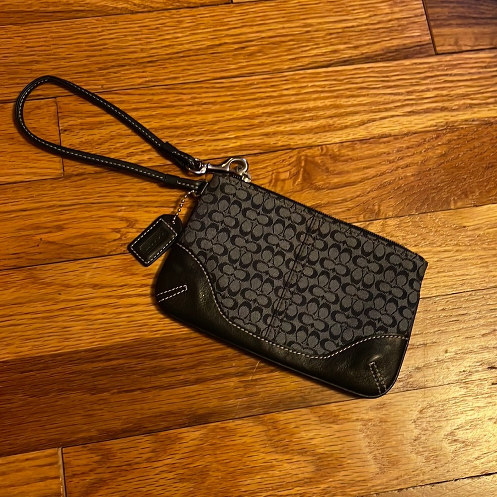 Coach wristlet bag